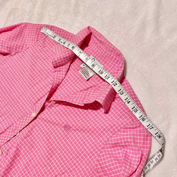 Lilly Pulitzer Button Down Shirt Pink size 6P Small - Picture 5 of 7